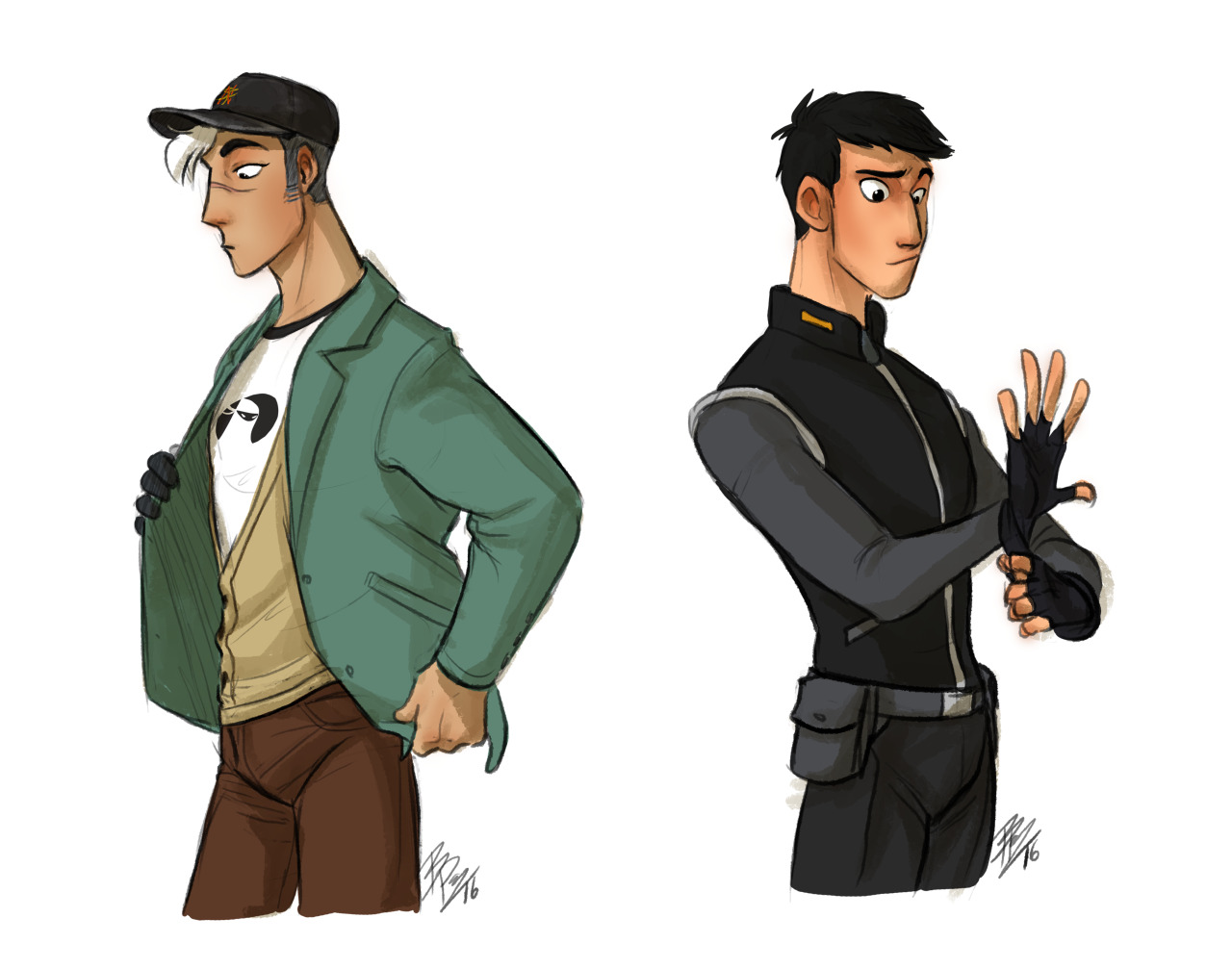 bonkalore:I had this drawing for a bit but I colored it last night. Feel I drew them