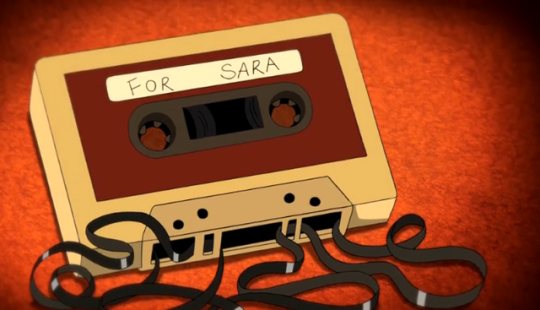 ek-24z: oldsidelinghill:   In case you didn’t hear the news, Cartoon Network and Mondotees.com are releasing the actual “For Sara” tape from Over the Garden Wall.  It’s 20 minutes of embarrassing clarinet music and poetry written and performed
