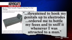 comedycentral:  The Texas GOP has officially endorsed reparative gay therapy. Click here for more from The Daily Show. 