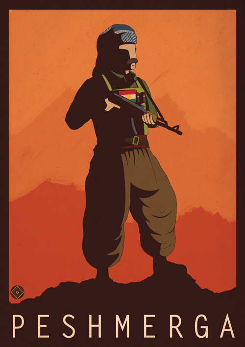 serxwebunanishtiman:   - Independent Kurdistan - Peshmerga - A free woman rises like