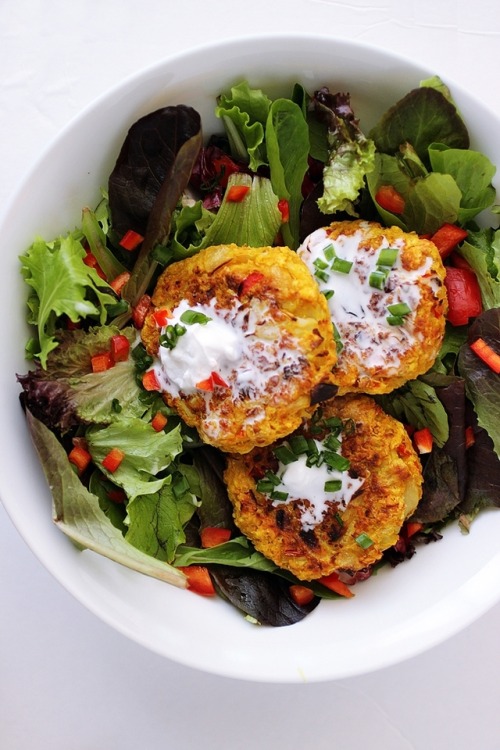 Cauliflower Chickpea Patties