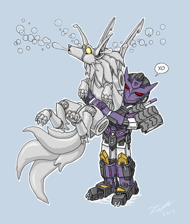 bibliotecaria-d:  TF: Domestic Electronics: Bubble-Maker by *Zanne  She did it again.