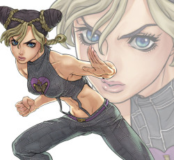 jorokujo:  Jolyne Joro’s Bizarre Adventure Source: v-room  waifu~