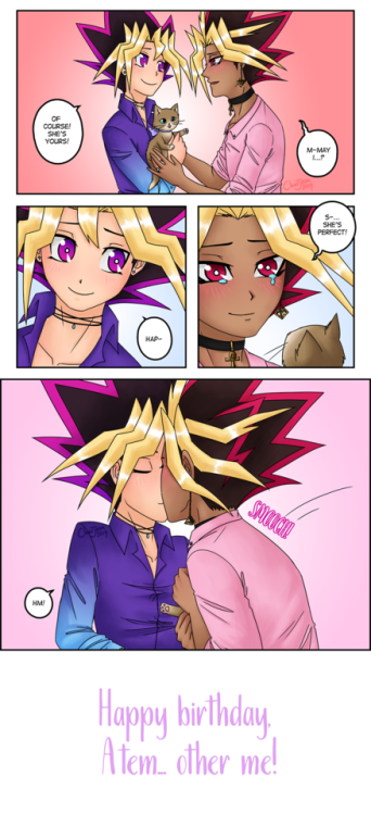 charjeon - ❤️ Happy birthday, Atem!! ❤️❤️ おたんじょうびおめ​でとう, アテム!!...