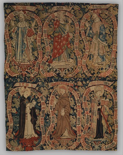 met-cloisters: Allegorical Tapestry with Sages of the Past, ca. 1480–1500, Metropolitan Museum of Ar