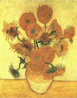 goodreadss: Vincent van Gogh   Sunflowers 1889