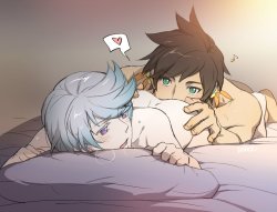 sekaiichiyaoi:  ※ Authorized Reprint for Tumblr || artist: zehel_az ☑  Do not remove source link || edit  illustration|| change caption|| upload to other websites!   ☑ Before repost someone’s art, be sure you have asked an artist’s permission!