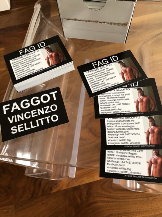 seghe-e-porcate:  Tumblr @vincenzo-sellitto-troia-italiana Twitter http://Twitter.com/VincenzofaggotInstagram sellitto_vincenzoFacebook Vincenzo.sellitto.fagWhatsApp +44 7427 303031Telegram @theflufferOra tocca a voi! Rebloggate e fatelo conoscere a tutti