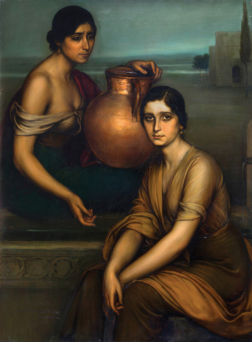 Marta y María por Julio Romero de Torres, 1917.
