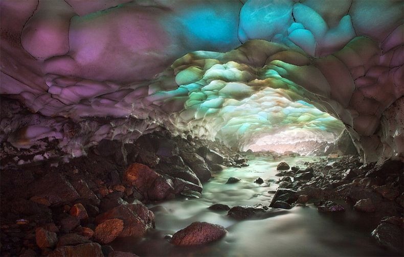 Kamchatka Ice Caves The Kamchatka peninsula in east Russia is an area of extraordinary