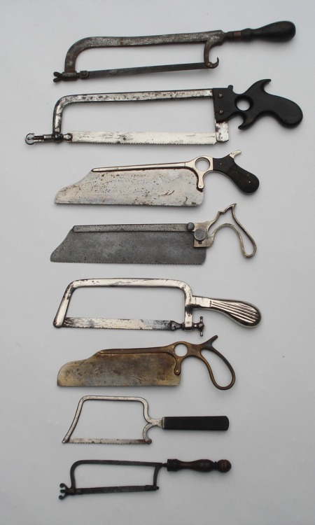 someghostsarewomen:19th century bone saws
