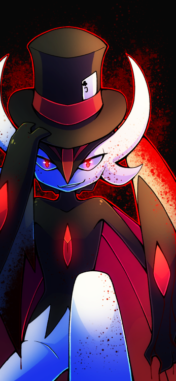 Oops more of some specific characters.Phone wallpaper for myself of my psychotic Gallade character. 