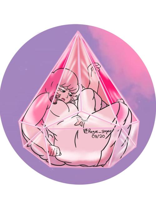 amym32687: Trapped Rose Quartz.