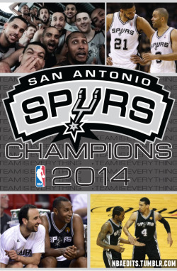 nbaedits:  Congratulations to the San Antonio Spurs. The Spurs win the 2014 NBA Championship against the Miami Heat (4-1).   Go spurs go