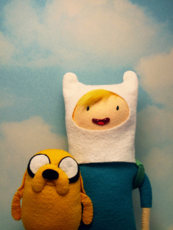 xombiedirge:  Jake, Finn &amp; Princess Bubbegum by Michael Wright-Ward 