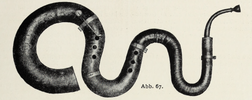 nemfrog:The serpent, invented in 1590, and conceived as the bass member of the zink or cornett famil