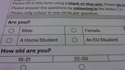 Genderoftheday:  Today’s Genders Of The Day Are: Home Student And Eu Student