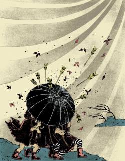 conscientiouspragmatist:  Tribute to Hong Kong by Yuko Shimizu.