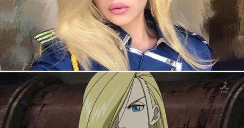 Cosplay WorldOlivier Mira Armstrong from Fullmetal Alchemist cosplay by Irina Meier Cosplay #Olivier