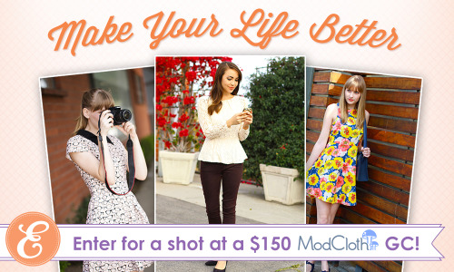 Don’t forget! Tomorrow’s the last day to enter our Make Your Life Better contest.  Show 