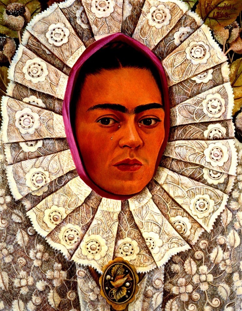 lonequixote:  Self Portrait ~ Frida Kahlo