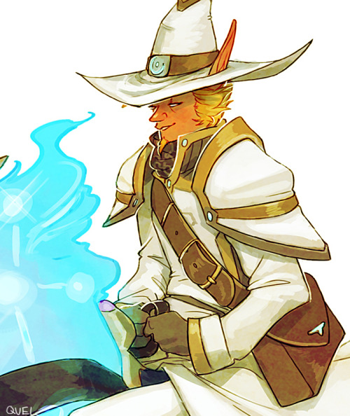 brothersemberfell:  Traveling galactic space mage is a traveling. Felo’thore in his travel gear & mount. 