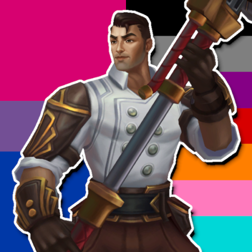 mogai-headcanons: Viktor from Arcane is an aromantic gay trans man who’s in a QPR with Jayce, a biro