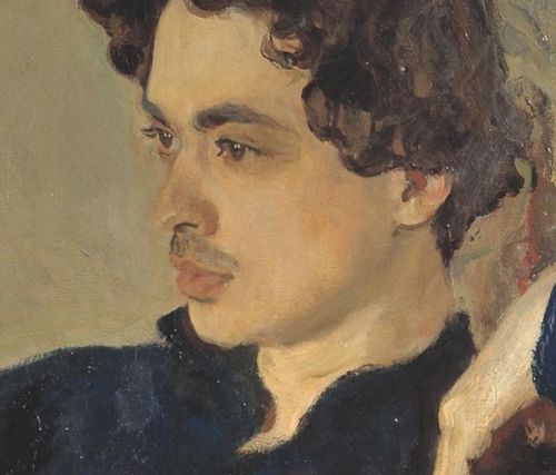 antonio-m:‘Portrait of dancer and choreographer Nikolai Stepanovich Poznyakov’ by Valentiv Serov (1865-1911)  A leading figure  of the Russian realist movement in the second  half of the nineteenth century.