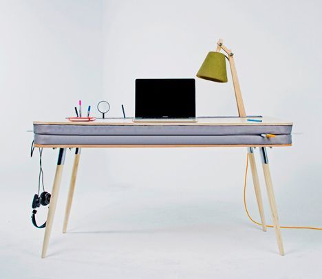 Oxymoron Desk Blends The Greatest Of Perform + Home Surfaces – www.2014interiord…(source: The Design