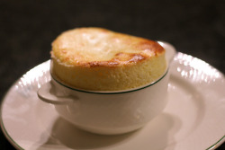 gastronomyfiles:  Goat Cheese Souffle 