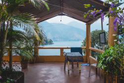 postcardsforhome:  Lilla’s spanish school in Lake Atitlan