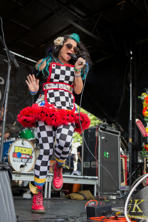 Beebs and Her Money Makers playing Warped Tour 2014 at Darien Lakes Performing Arts Center - Buffalo