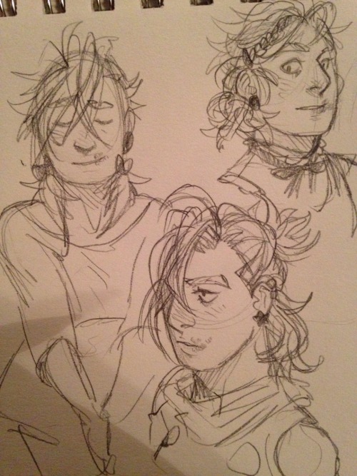 illus-bal:  rapid flurry of Fugo sketches go and my headcanon scars… 