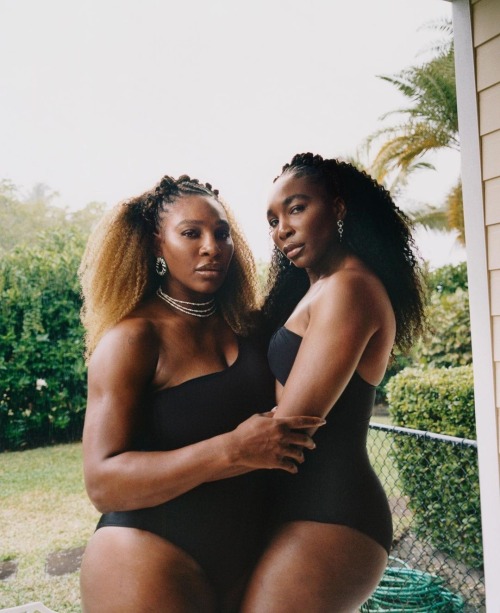 deadthehype:  Serena Williams & Venus Williams in Harper’s Bazaar magazine March 2022 issue photographed by Renell Medrano