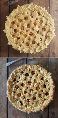 culturenlifestyle: Baker Karin Pfeiff Boschek Showcases Her Skills With Before &amp; After Shots Of Her Stunning Pie Crust Designs  Keep reading 