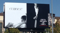 50shades:  New poster near the Universal lot. 