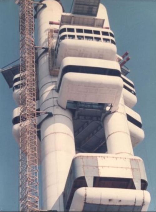 Prototype Žižkov Television Tower. Václav Aulický + Jiří Kozák One of t