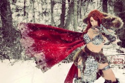 Pigeonfoo:red Sonja By It’s Raining Neon.she Is A Talented Cosplayer And Photographer.