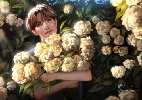 HAPPY BIRTHDAY HOBI!I wish you all the flowers in the world!