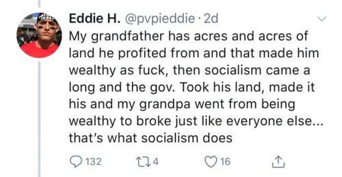 diesetdown:violaslayvis:This gusano got ratioed for crying about his grandpa owned a plantation that