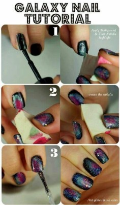 shootingstarsfashion:  Nail art on We Heart