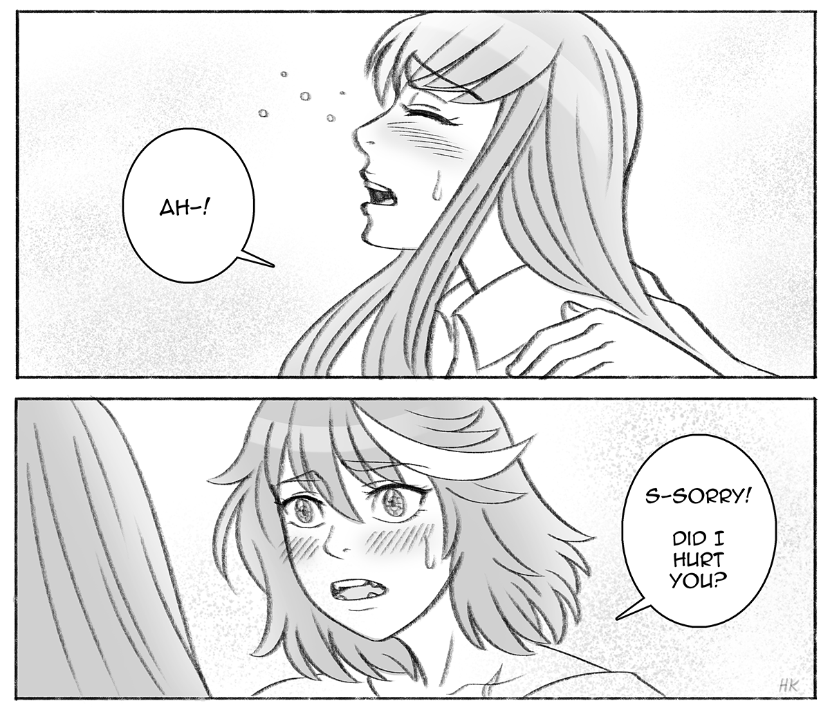 herokick:  With permission, Ryuko was allowed to massage the tense shoulders of a