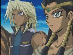 thewittyphantom:  Marik and ishizu have pretty cool outfits at the Ceremonial Duel. 