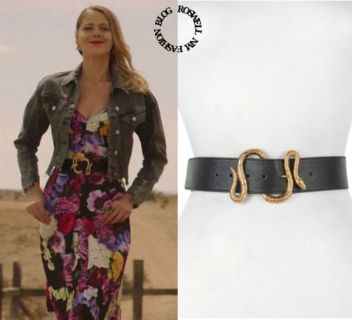  Who: Lily Cowles as Isobel EvansWhat: Raina Majove Snake Buckle Belt - $84.97Where: 3x13 “Never Let