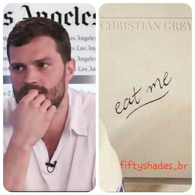 livros-porai:  Foto de @fiftyshades_br no Instagram Eat-me 