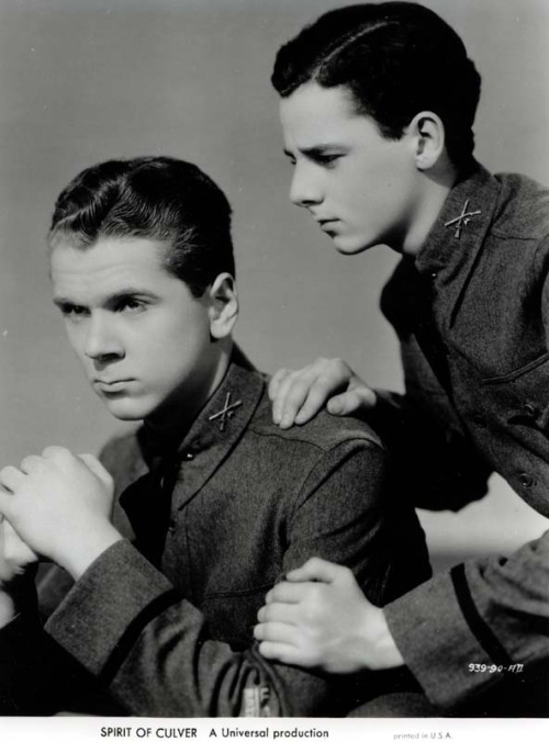 Freddie Bartholomew and Jackie Cooper in The Spirit of Culver (1939)