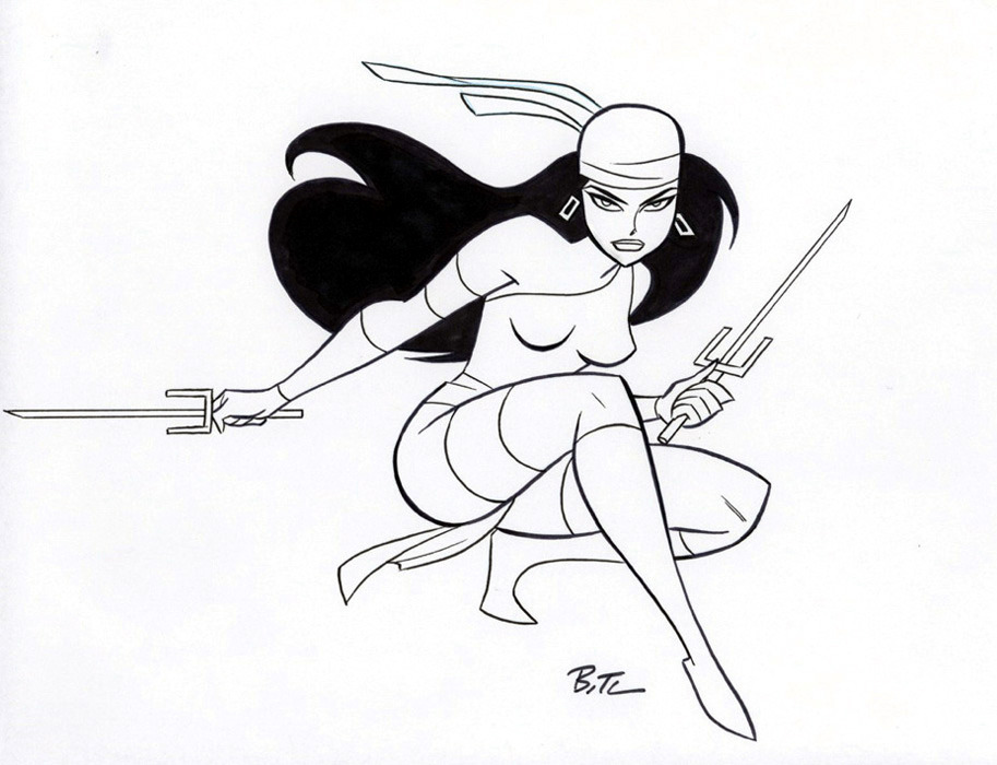 cooketimm:  Elektra by Bruce Timm