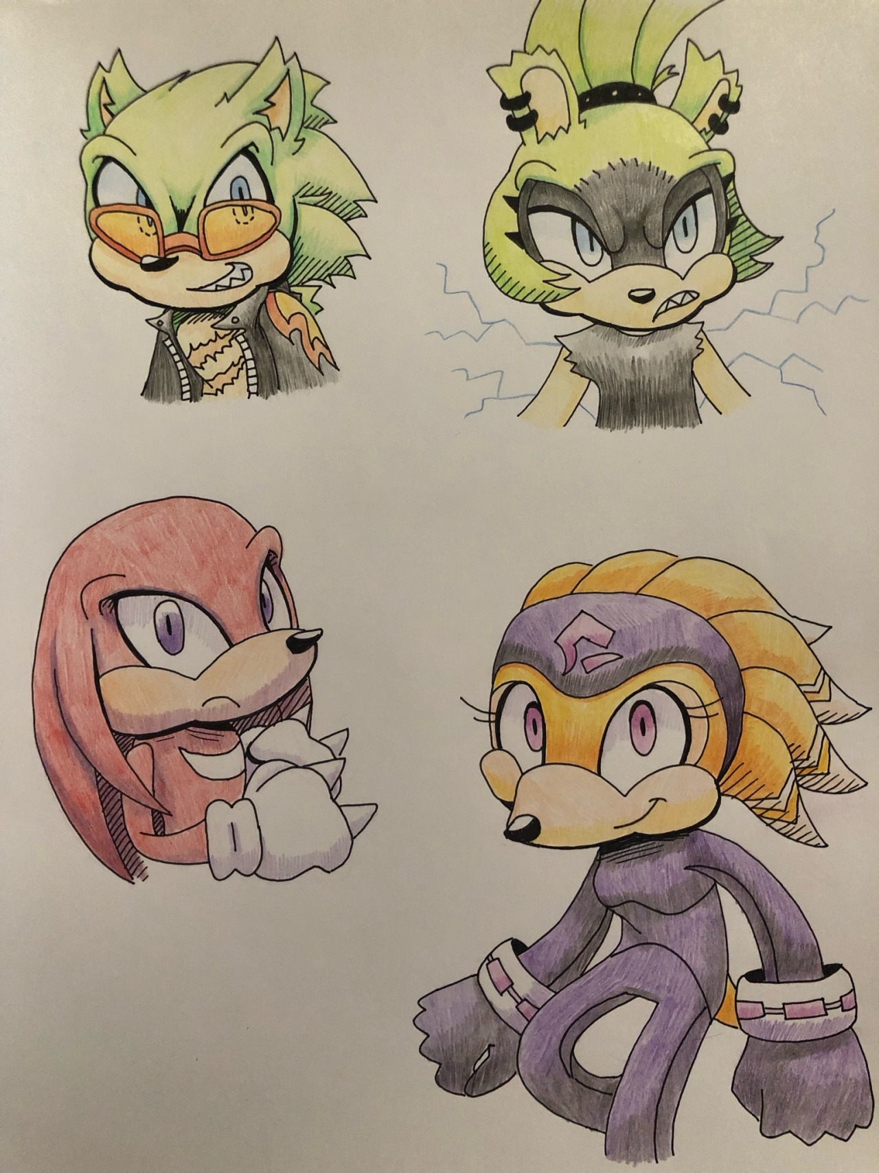 What If Fleetway Super Sonic and Scourge the hedgehog (archie) No Zone  jail meets (an AU fanart) : r/SonicTheHedgehog