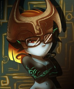 okkervilriverfan:  Hipster Midna 