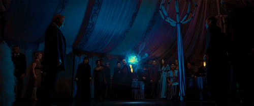 crushalltheraspberries:The patronus’ mouth opened wide and it spoke in the loud, deep, slow voice of